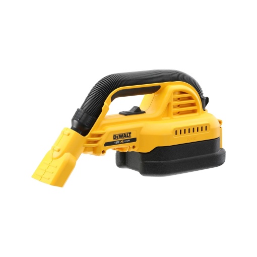 Aspirator de mana fara fir Dewalt DCV517N (18 volti, filtru Hepa de inalta performanta, maner ergonomic cauciucat, furtun de aspiratie extras, recipient de praf golit cu capacitate de 1,9 L)