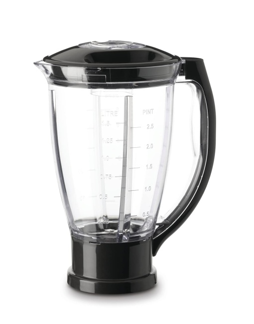 Blender Moulinex xf634bb1 Plastic - Accesorii pentru robot de bucatarie Masterchef Gourmet - Capacitate 1,5 litri - Lamele pot fi demontate pentru o curatare usoara