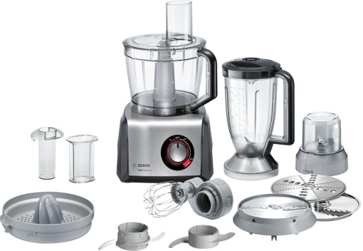 BOSCH - MC812M844 - Robot multifonction - 1250W - Inox + Noir