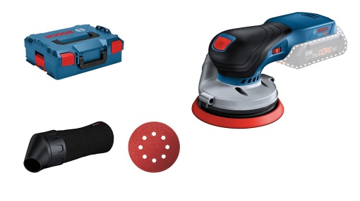 Bosch Professional 18V System Slefuitor orbital fara fir GEX 18V-125 (inclusiv talpa de slefuit (125mm), 1x smirghel, sac de praf, L-BOXX, fara baterie/incarcator)