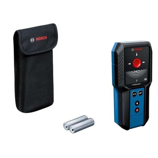 Bosch Professional Locator GMS 120-27 2xbaterii AA adancime maxima de detectie metal nemagneticmetal magneticcabluri sub tensiunelemn 1201005030 mm ge