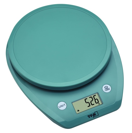 Cantar digital de bucatarie TFA Dostmann MOCHI, 50.2007.20, cu afisaj LCD, calcul volum pentru lapte, cantar alimentar, pana la 5 kg, usor, cu tampoane de cauciuc