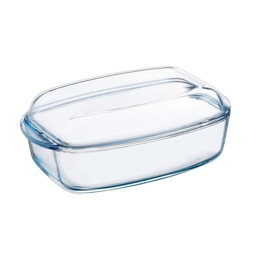 Caserola dreptunghiulara Pyrex Essentials cu capac 4,5 litri
