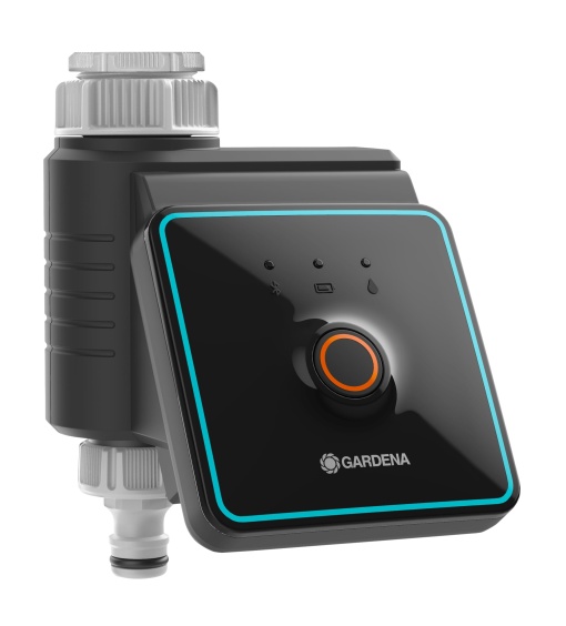 Control irigare Gardena cu aplicatie Bluetooth(r): Irigare automata pentru gradina si balcon, configurabila prin aplicatie, cicluri de udare in 3 programe, raza de actiune de 10 m (01889-20)