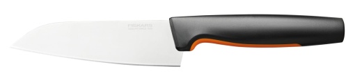 Cutit de bucatar Fiskars, mic, forma functionala, lungime totala: 24 cm, otel inoxidabil japonez/plastic, 1057541