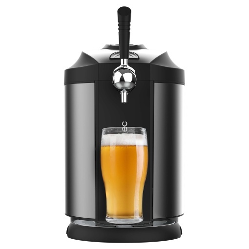 Dozator de bere Cecotec BeerFlow Steel 5000 65 W Interval de temperatura de la 2 la 12degC Butoaie universale de presiune 5L Afisaj LED al temperaturi