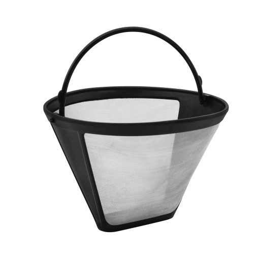 Fackelmann Dauerkaffeefilter Nr 4 Filtru Permanent din Otel Inoxidabil ArgintiuNegru