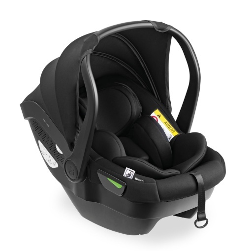 hauck Drive N Care Negru - Scaun auto pentru bebelusi i-Size de la nastere pentru bebelusi cu inaltimea de 40-87 cm inclusiv reductor de scaun si pana