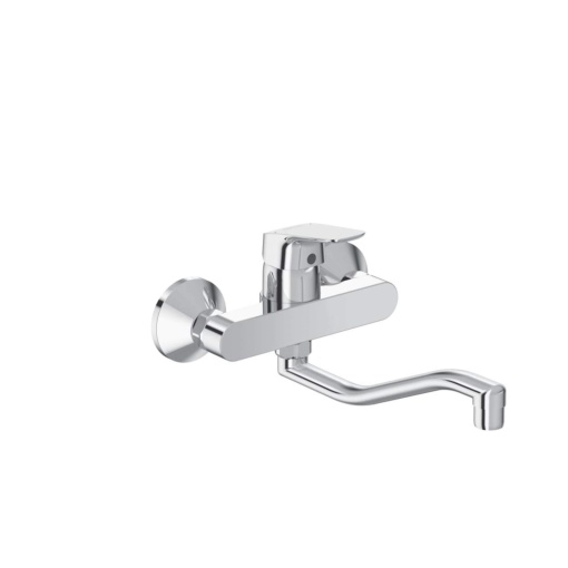Ideal Standard B5128AA Robinet de chiuveta de bucatarie, cromat, Bocca rialzata