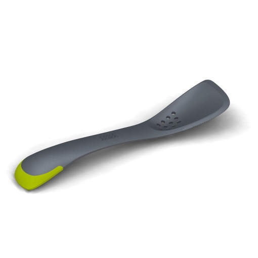 Joseph Joseph - Uni-Tool Instrument de bucatarie din silicon 5 in 1, lingura cu fante, spatula, lingura solida si spatula intr-unul - gri