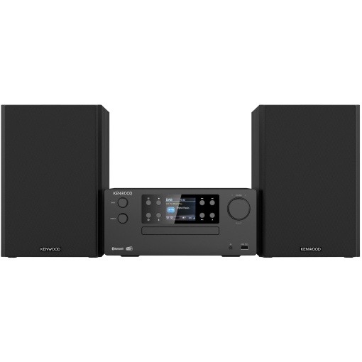 KENWOOD M-925DAB-B - Sistem Micro HiFi cu DAB+, CD, USB, Bluetooth, 2 x 50 Watt RMS si TFT-Display; Negru miezul noptii