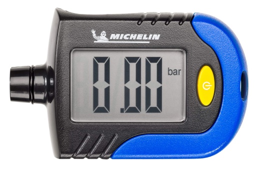 MICHELIN Tester de presiune in anvelope Manometru digital de presiune a aerului Manometru de presiune in anvelope cu indicator de adancime a benzii de rulare pentru anvelope, afisaj LCD, pentru masina, bicicleta, motocicleta, rulota si remorca