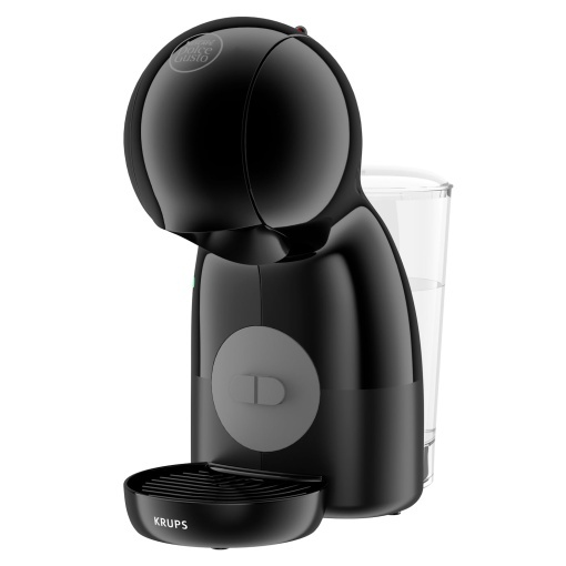 NESCAFE Dolce Gusto Piccolo XS by KRUPS, aparat de cafea cu capsule, 15 bari, rezervor de apa de 0,8 l, mod de economisire a energiei, se potriveste in orice bucatarie datorita amprentei reduse, bauturi calde si reci, antracit, KP1A3B