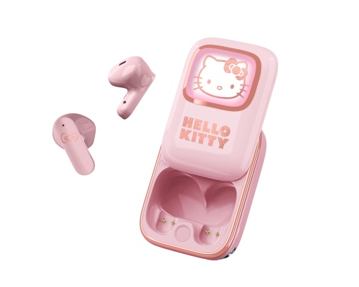 OTL Technologies Casti Hello Kitty Slide TWS cu carcasa de incarcare