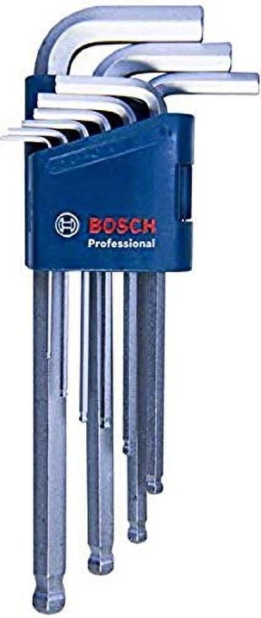 Set de chei unghiulare profesionale Bosch Hex 9buc. (1,5 - 10,0 mm)