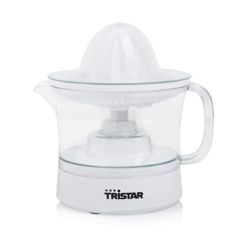 Storcator de citrice Tristar CP-3005 - cu filtru de pulpa - 2 dimensiuni de conuri de presare pentru fiecare citrice - capacitate 500 ml - recipient detasabil - picioare antiderapante