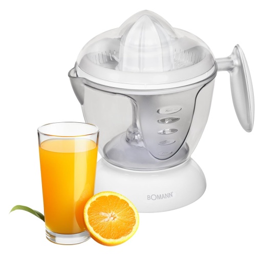 Storcator de lamaie Bomann(r) pentru diverse Fructe | Storcator cu recipient detasabil de 1,2 litri si capac de aroma | Storcator portocaliu cu functie de pornire/oprire automata si rotatie la dreapta in sens invers acelor de ceasornic | ZP 1092 CB