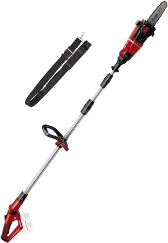 Taietor cu acumulator Einhell GE-LC 18 Li T-Solo Power X-Change (Li-ion, 18 V, lungime bara 20 cm, maner telescopic, bara si lant Oregon, fara baterie si incarcator)