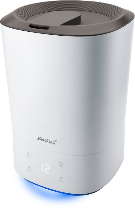 Umidificator Steba, control al umiditatii 30% pana la 90%, rezervor de apa 5,5 litri, pentru incaperi de pana la aproximativ 25 mp, LB 8