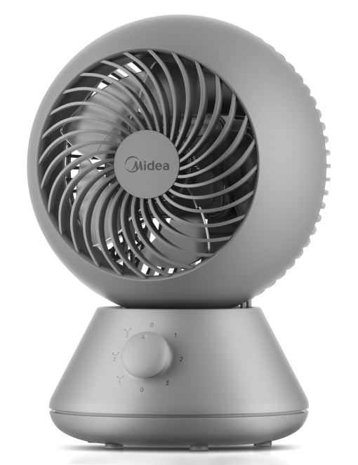 Ventilator de masa cu circulatie a aerului Midea MDF24JG Sistem turbo aerodinamic, mod de rotire automata orizontala la 90deg si reglare manuala a inclinarii verticale la 90deg, functionare silentioasa pentru casa