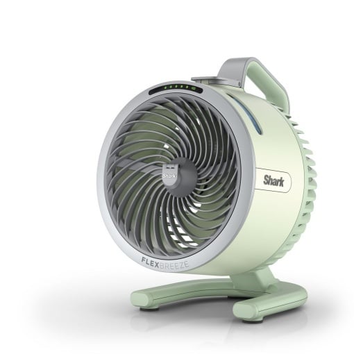 Ventilator portabil Shark FlexBreeze HydroGo FA050EUGN cu pulverizare 5 viteze Mint