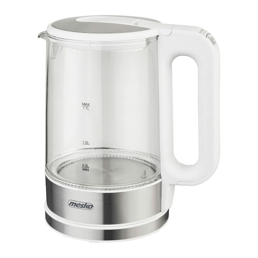 ADLER Mesko Boiler 1.7 l, Control temperatura, Afisaj LCD, Alb
