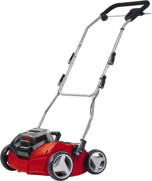 Aerator cu acumulator Einhell GE-SC 35/1 Li Power X-Change (2x 18V, latime de lucru de 35 cm, adancime de lucru de pana la 9 mm, fara perii, fara baterii si incarcatoare)