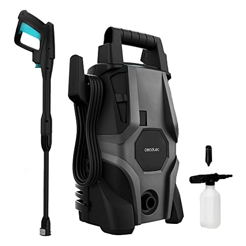 Aparat de curatat cu inalta presiune Cecotec HydroBoost 1400 Essential, 1400 W, casa, gradina sau masina, debit de 426 l/h, presiune de 105 bari, pompa din aluminiu, raza de functionare 9 m, multicolor