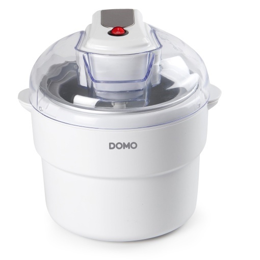 Aparat de inghetata DOMO DO2309I cu bol congelator - 1 L - alb