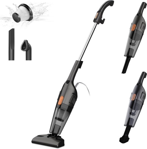 Aspirator Deerma cu aspirator fara sac cu fir 12L Recipient mare de praf Stick Aspirator Tija Aspirator portabil 109KG Aspirator usor cu cablu pentru