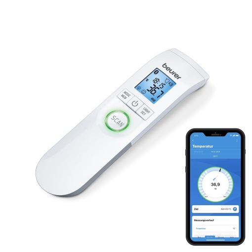 Beurer FT 95 Bluetooth, termometru clinic cu infrarosu fara contact cu retea inovatoare de aplicatii