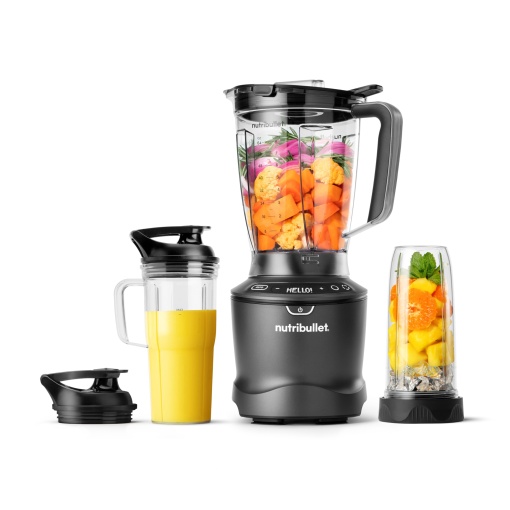 Blender Nutribullet SmartSense NBF550DG 1500W Negru 5 viteze Auto Cycle