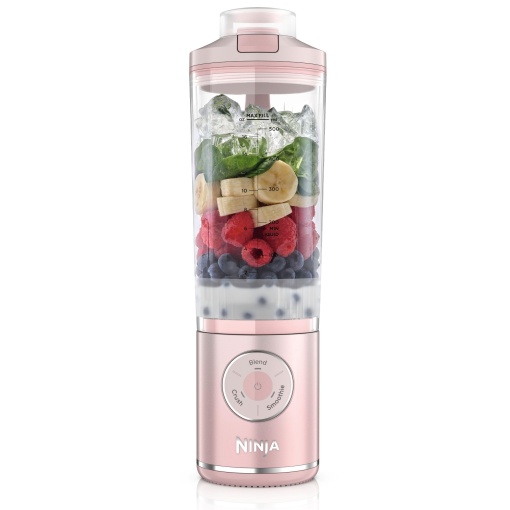 Blender portabil Ninja Blast Max BC251EUPK 570 ml Altrosa 3 functii mixare