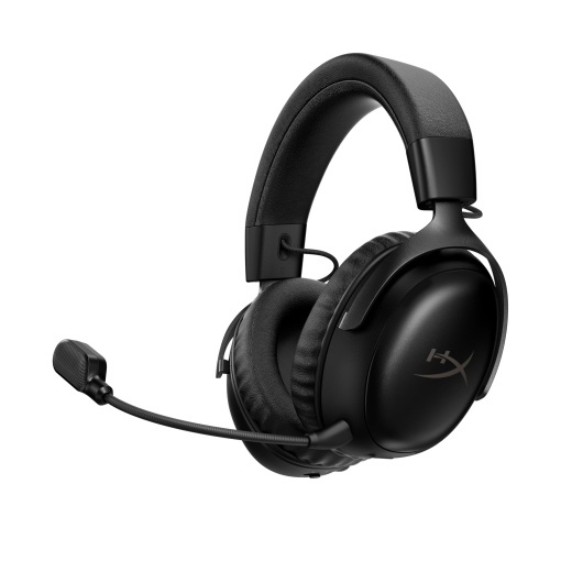 Casti Wireless Gaming HyperX Cloud III S, Multiplatforma, 2.4GHz, Bluetooth, Durata de viata a bateriei de pana la 120 de ore, 2.4GHz, Driver de inclinare de 53 mm, Microfon detasabil de 10 mm - Negru