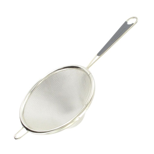 Fackelmann 33411 Strecuratoare din otel inoxidabil Maner alb sau verde 10 cm