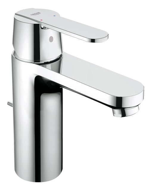 GROHE Get - Baterie lavoar monocomanda (cu economie de apa, versiune de inaltime medie, limita de cantitate variabila), crom, 23454000