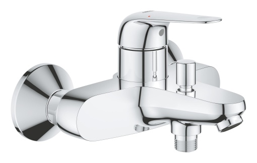 GROHE Swift - Baterie de baie (cu limitator de temperatura, incl. instrument de montare, suprafata durabila), crom, 24335001