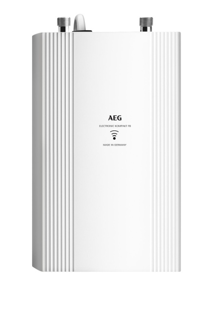 Incalzitor de apa electronic compact instantaneu AEG DDLE Kompakt 11/13 kW pentru bucatarie, Fabricat in Germania, conexiune de inalta tensiune 400 V, potrivit pentru montare solara, montare sub chiuveta, testat VDE, 230768