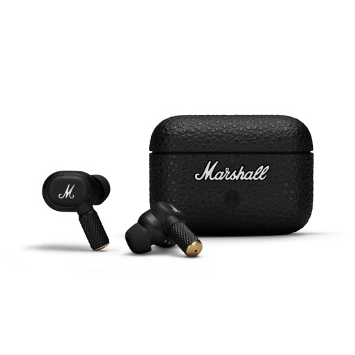 Marshall Motif II ANC - Casti Bluetooth cu anulare activa a zgomotului, casti, 30 de ore de redare - Negru