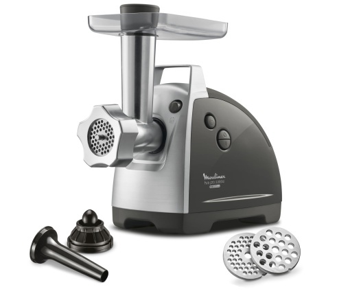 Masina de tocat carne Moulinex ME6868 2200W sistem Reverse accesorii incluse negruargintiu