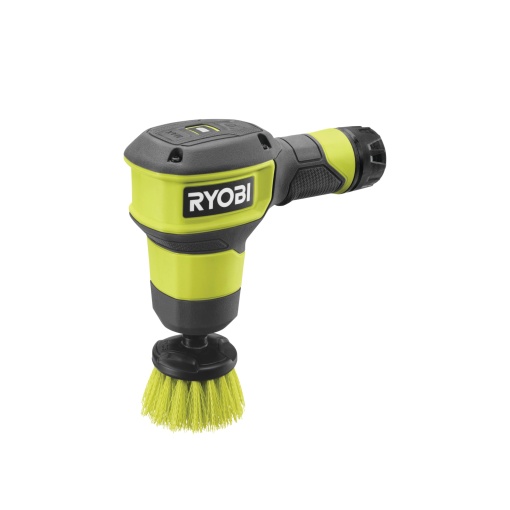 Mini perie de curatare fara fir RYOBI 4 V USB-Lithium RSCR4-0, pentru curatarea usoara a chiuvetelor, cabinelor de dus, fara baterie si incarcator
