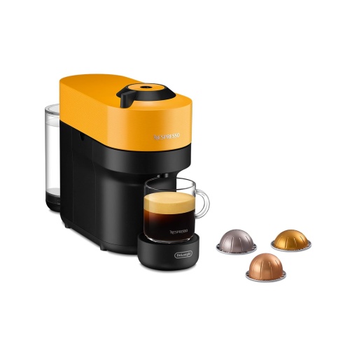 Nespresso DeLonghi ENV90 Y Vertuo Pop aparat de capsule de cafea pregateste 4 dimensiuni de cesti tehnologie Centrifusion pachet de bun venit inclus 1