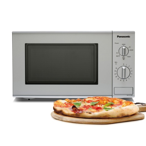 Panasonic NN-K121M Cuptor cu microunde combinat cu gratar (800 wati, 20 litri) argintiu
