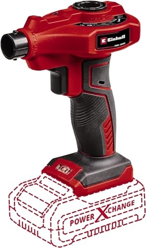Pompa de aer fara fir Einhell CE-AP 18 Li-Solo Power X-Change (Li-Ion, 18V, debit de aer 670 l/min, presiune de functionare 0,05 bar, fara baterie si incarcator)