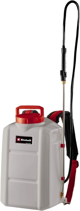 Pulverizator sub presiune fara fir Einhell GE-WS 18/150 Li-Solo Power X-Change (litiu-ion, rezervor de 15 l cu cantar, duza reglabila din alama, lance de pulverizare din otel inoxidabil, fara baterie si incarcator)