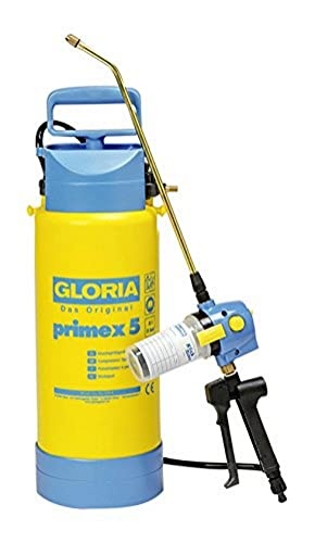 Pulverizator sub presiune GLORIA Set 5L, incl. extensie din alama de 0,5 m, Primex 5 si unitate de amestecare profesionala