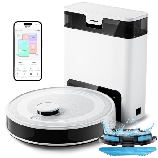 Robot aspirator Lefant M2S Pro cu functie de mop navigatie LiDAR 10000 Pa
