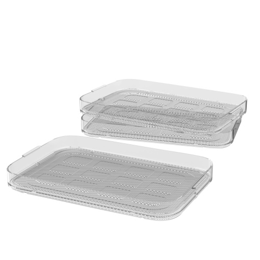 Set deshidratator WMF Bucatarie Miniis 3 bucati, 27,7 x 17,6 x 7,1 cm 3 rafturi de deshidratare pentru deshidratator, accesorii pentru deshidratator minis de bucatarie din otel inoxidabil