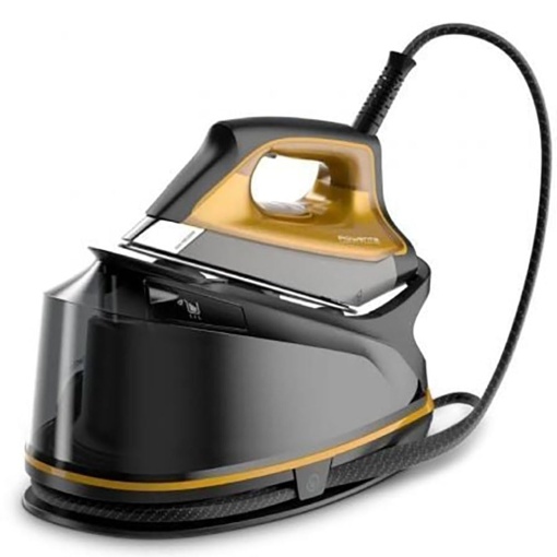 Statie de calcat Rowenta Compact Steam Pro DG7644 NegruGalben Abur de inalta presiune