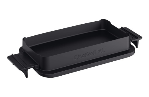 Tefal OptiGrill XL Accesorii Tava de copt, compatibila cu OptiGrill 2-in-1 XL, OptiGrill cu functie de cuptor expand, aluminiu turnat sub presiune cu acoperire antiaderenta, negru, XA735810